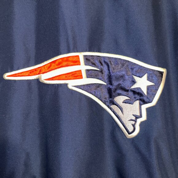 Vintage Y2K New England Patriots G-III Pullover Jacket XXL NFL Windbreaker - Picture 2 of 10